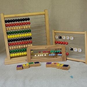 Melissa and Doug Abacus Classic Wooden Counting Toy, Counting sheep abacus